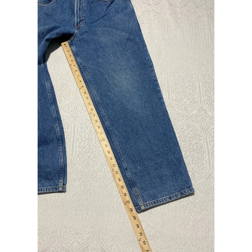 Vintage OLD NAVY Baggy Jeans Blue‎ Denim Mens 32×28 Cotton Made in Mexico - Picture 7 of 8